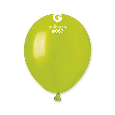 Metallic Balloon Light Green #067 - 5 in.