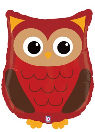 Owl Foil Balloon 32 in.