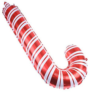 Candy Cane Foil Balloon (Choose Size)