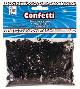 Metallic Confetti Crumbs - Black