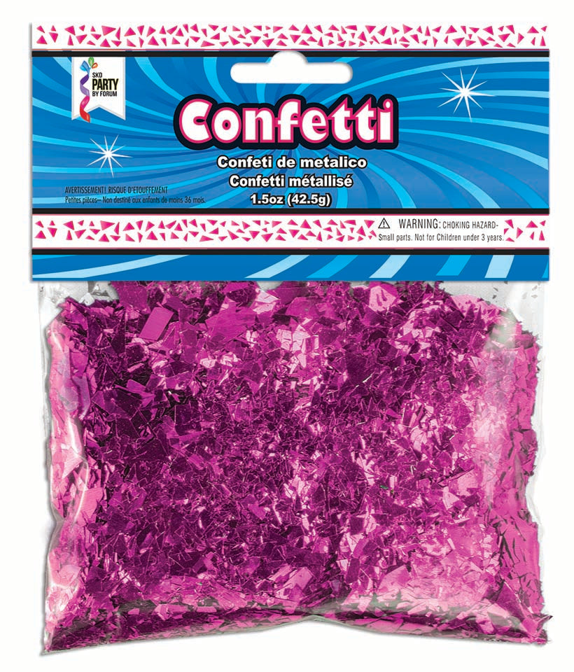 Metallic Confetti Crumbs - Hot Pink