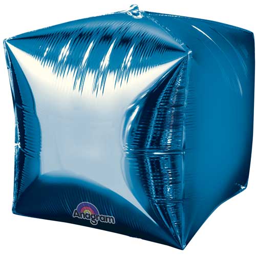 Cubez Foil Balloon 15 in. - Single Unit Blue