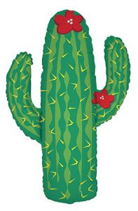 Cactus Shape Balloon 41 in.