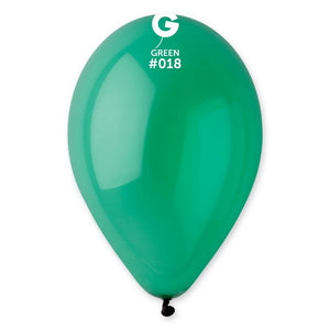 Crystal Balloon Green #018 - 12 in.