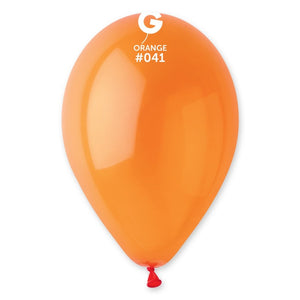 Crystal Balloon Orange #041 - 12 in.