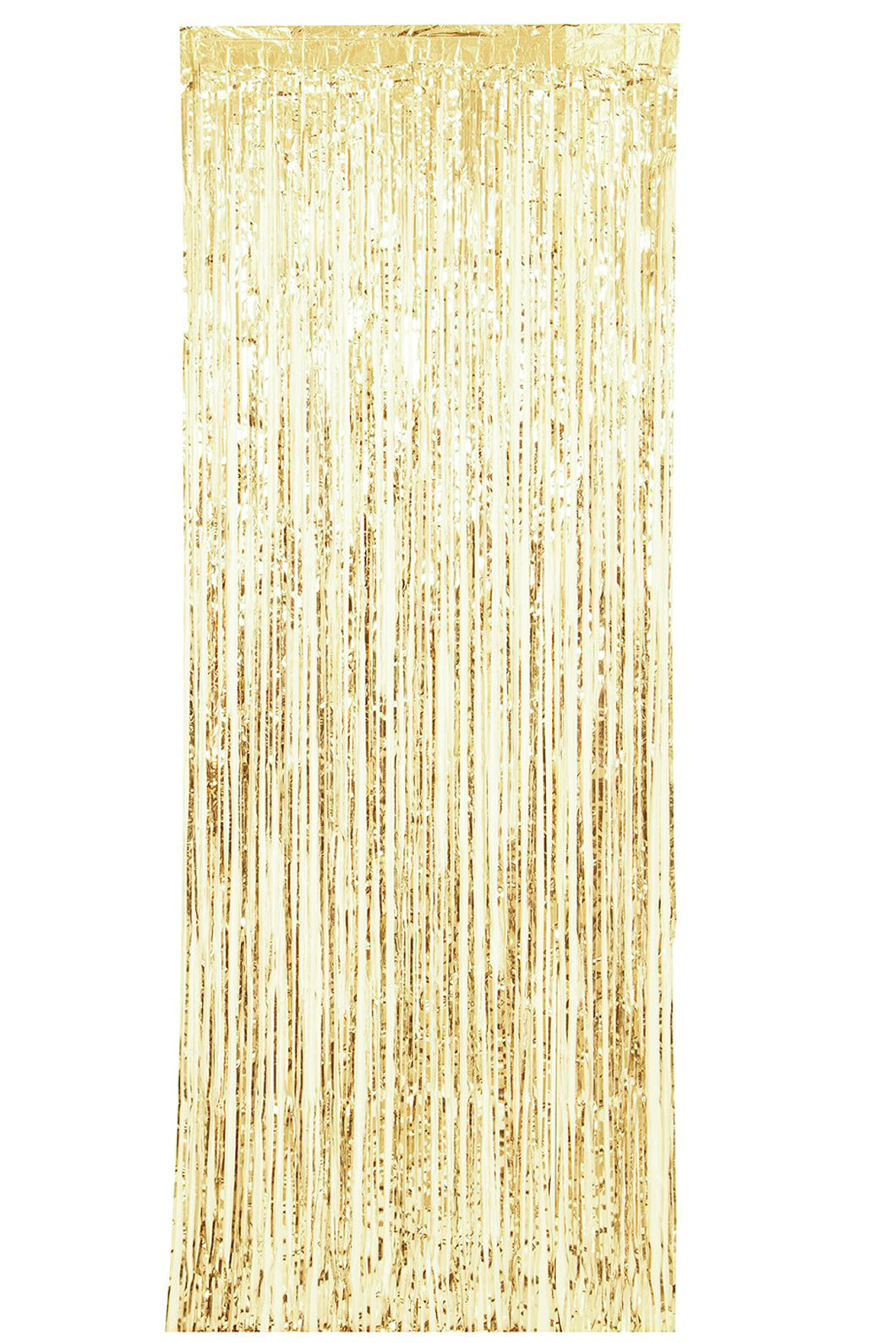 Sparkle Fringe Curtain - 3' x 8' - Light Gold