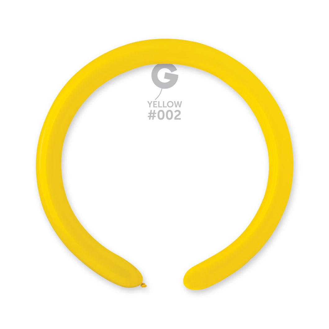 Solid Balloon Yellow #002 - 2 in.