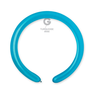 Solid Balloon Turquoise #068 - 2 in.