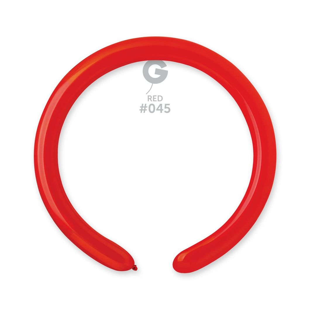 Solid Balloon Red #045 - 2 in.