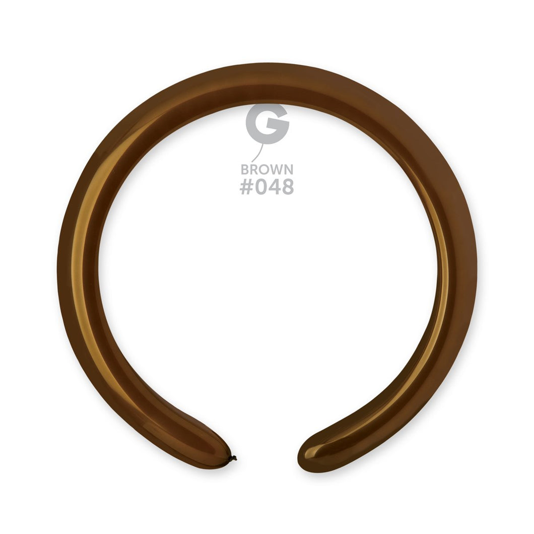 Solid Balloon Brown #048 - 2 in.