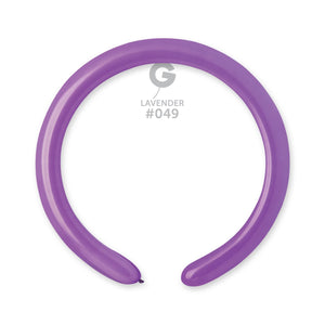 Solid Balloon Lavender #049 - 2 in.