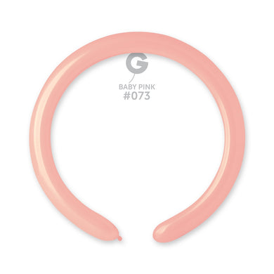 Solid Balloon Baby Pink #073 - 2 in.