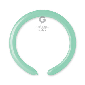 Solid Balloon Mint Green #077 - 2 in.