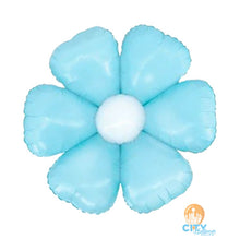 Load image into Gallery viewer, Daisy Flower Shape Non-Foil Balloon - Light Blue