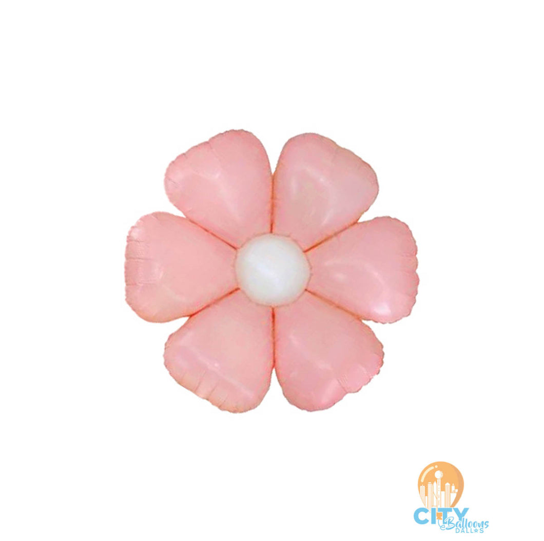 Daisy Flower Shape Non-Foil Balloon - Light pink