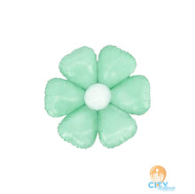 Load image into Gallery viewer, Daisy Flower Shape Non-Foil Balloon - Mint Green