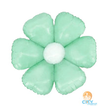 Load image into Gallery viewer, Daisy Flower Shape Non-Foil Balloon - Mint Green