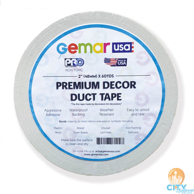 Gemar | PRO - Premium Decor Duct Tape - White 2 in.