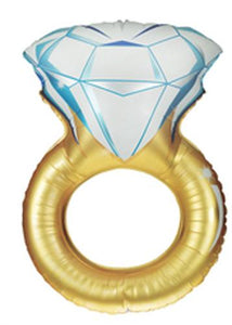 Diamond Ring Foil Balloon 37 in.