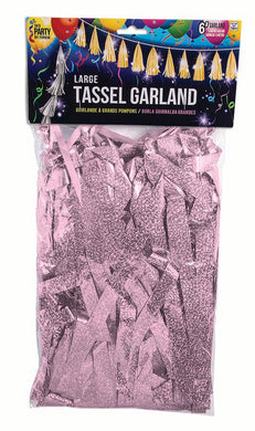 Balloon Tassel Garland - Light Pink