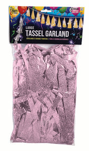 Balloon Tassel Garland - Light Pink