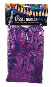 Balloon Tassel Garland - Purple