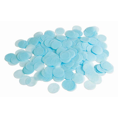 Round Confetti Dots - 1 in. Light Blue Paper