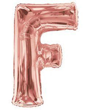 Load image into Gallery viewer, Rose Gold Foil Letters (A to Z) - 14 in.