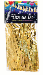 Balloon Tassel Garland - Gold (Small)