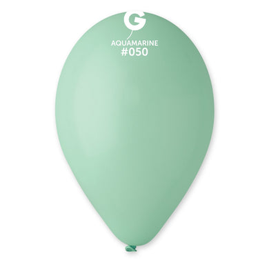 Solid Balloon Aquamarine #050 - 12 in.