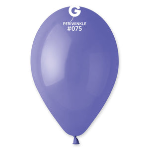 Solid Balloon Periwinkle #075 - 12 in.