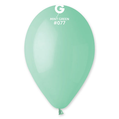 Solid Balloon Mint Green #077 - 12 in.