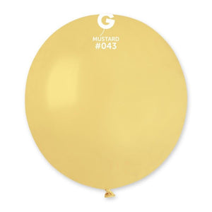 Solid Balloon Baby Yellow #043 - 19 in.