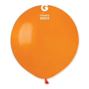 Solid Balloon Orange #004 - 19 in.