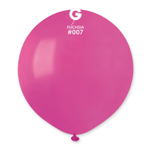 Solid Balloon Fuchsia #007 - 19 in.