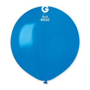 Solid Balloon Blue #010 19 in.