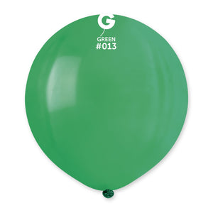 Solid Balloon Green #013 - 19 in.