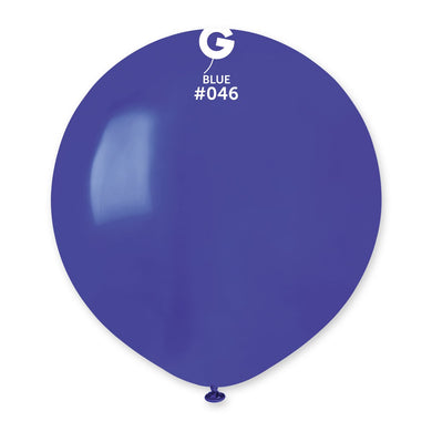 Solid Balloon Blue #046 19 in.