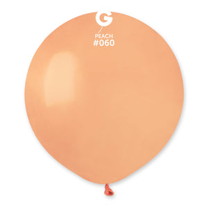 Solid Balloon Peach #060 - 19 in.