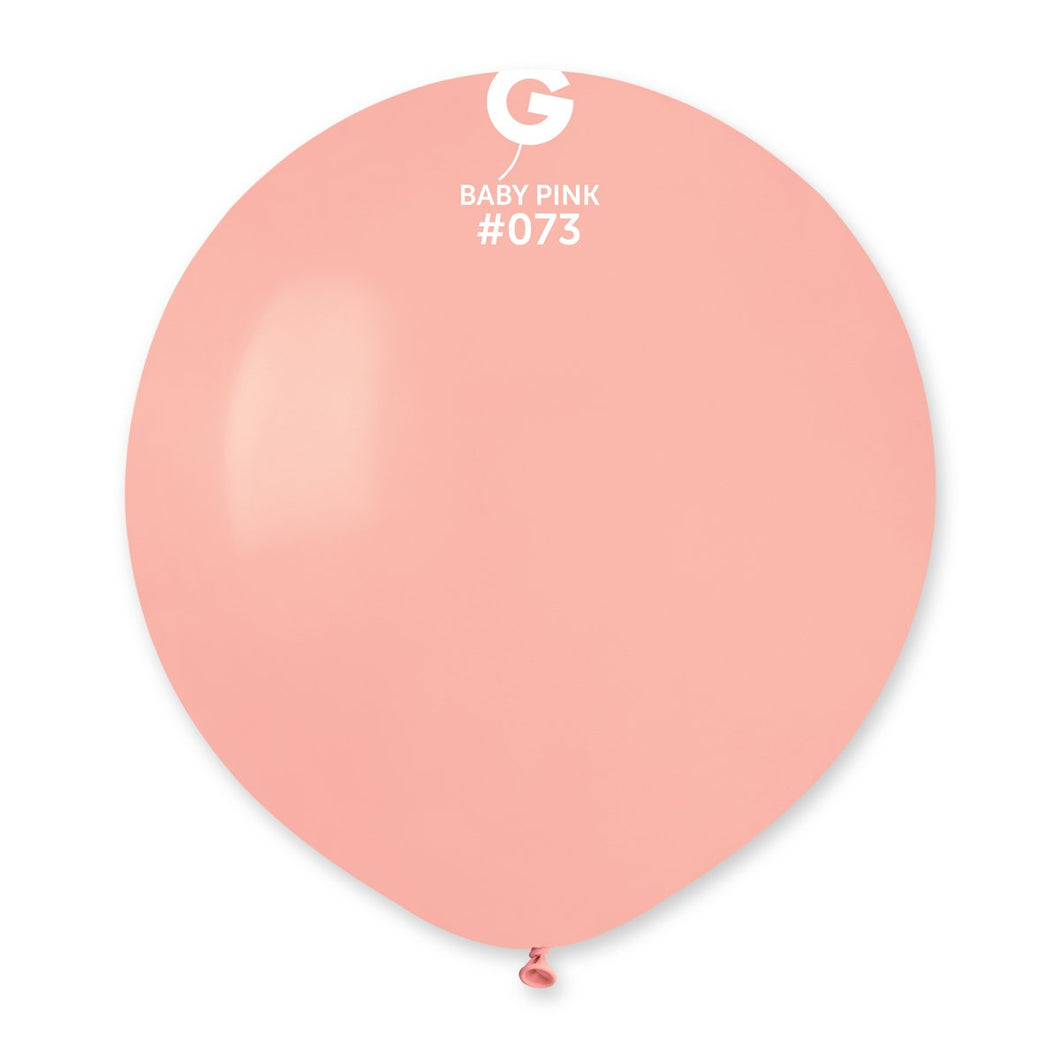 Solid Balloon Baby Pink #073 - 19 in.