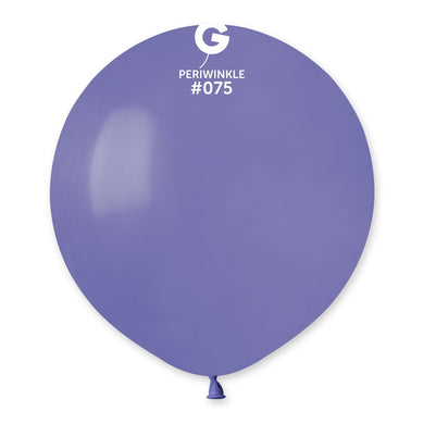 Solid Balloon Periwinkle #075 - 19 in.