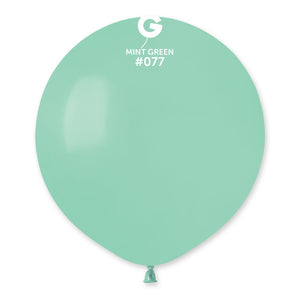 Solid Balloon Mint Green #077 - 19 in.