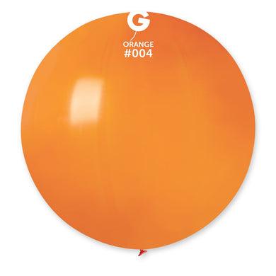Solid Balloon Orange #004 - 31 in. (x1)