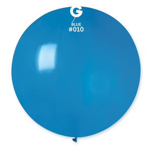 Solid Balloon Blue #010 - 31 in. (x1)