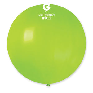 Solid Balloon Light Green #011 - 31 in. (x1)