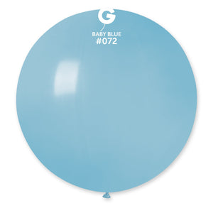 Solid Balloon Baby Blue #072 - 31 in. (x1)