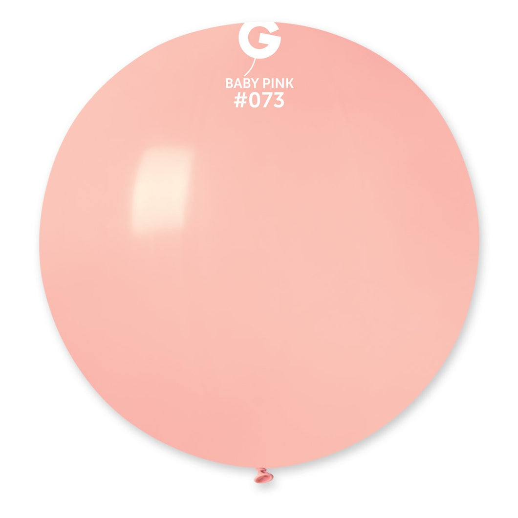 Solid Balloon Baby Pink #073 - 31 in. (x1)