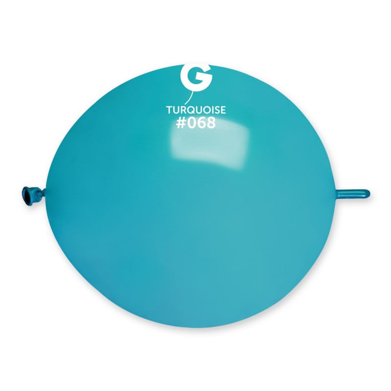 Solid Balloon Turquoise G-Link #068 - 13 in.