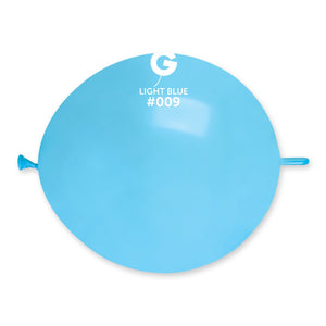Solid Balloon Light Blue G-Link #009 - 13 in.