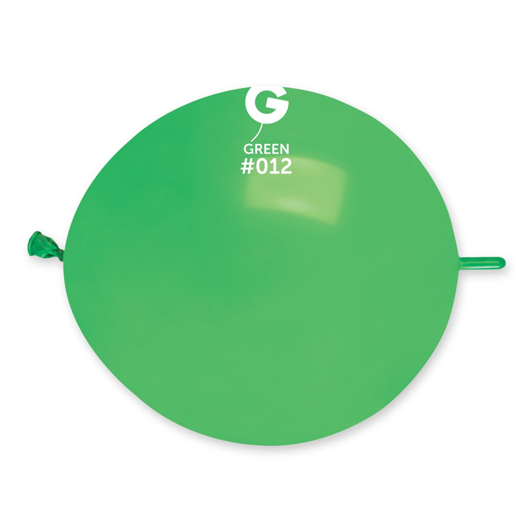 Solid Balloon Green G-Link #012 - 13 in.